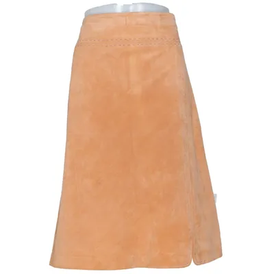 Jupe en cuir (Marron) de Lindon Acétate, Cuir
