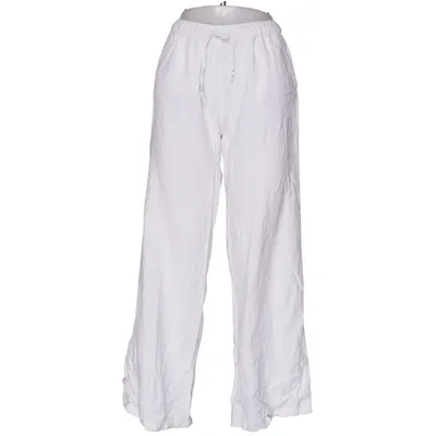 Pants (White) from Subdued Linen, Viscose