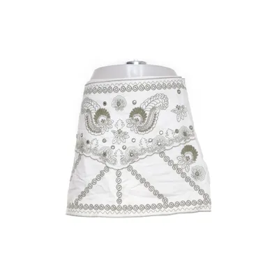 Kjol (Vit, Flerfärgad) från Zara Bomull