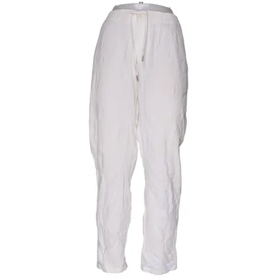 Pantalon (Blanc) de Avva Coton, Élasthane, Laine