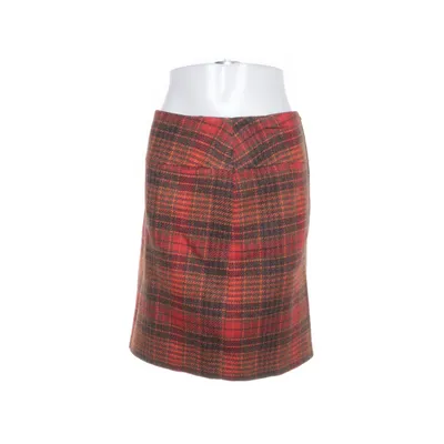 Skirt (Red, Brown, Orange) from Steilmann Polyamide, Wool
