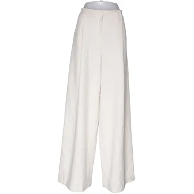 Palazzobyxor (LA-SBLONNEKE WHITE PANTS) från Shoeby Elastan, Polyester, Viskos