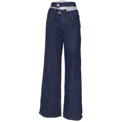 Tuinbroek (Blauw) van PrettyLittleThing Katoen, Viscose