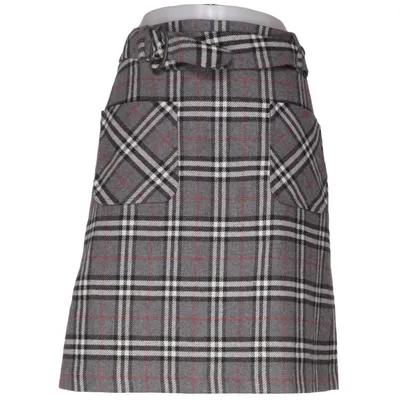 Jupe (Gris, Blanc, Rouge) de Marco Pecci Acrylique, Polyester, Laine