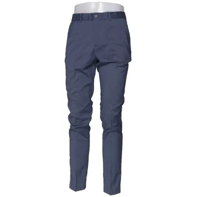 Jakkesætsbukser (Blå) fra Lindbergh White Elastan, Genanvendt polyester, Viscose