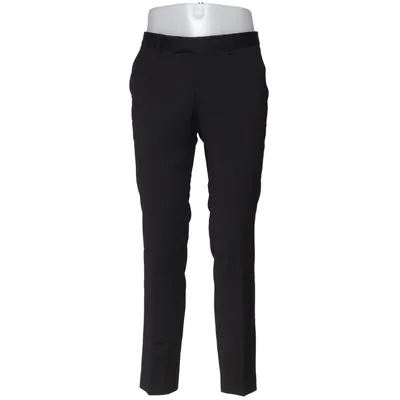 Pantalon de costume (Noir) de Dahléns Élasthane, Polyester recyclé, Laine
