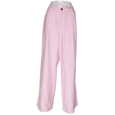 Palazzo pants (Pink) from Zara Modal, Polyester