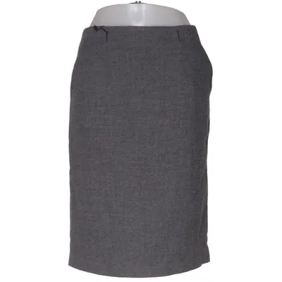 Skirt (Gray) from Cerruti Viscose, Wool