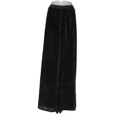 Palazzobyxor (Svart) Polyester, Silke, Viskos