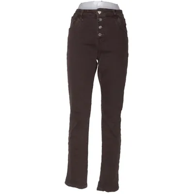 Jeans (Brown) from Karostar Cotton, Elastane