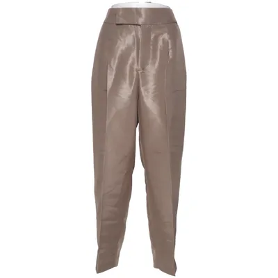 Broek (Beige) van Visual Clothing Project Polyester