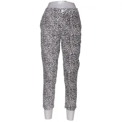 Broek (Zwart, Wit) van Chic & Jeune Katoen, Elastaan, Polyamide