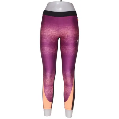 Träningstights (Lila, Orange, Svart) från Decathlon Elastan, Polyamid, Polyester