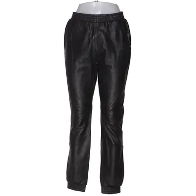 Pantalon en cuir (Noir) de One Teaspoon Coton, Cuir