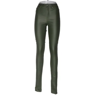 Pants (Green) from ONLY Blue Denim Polyurethane, Viscose