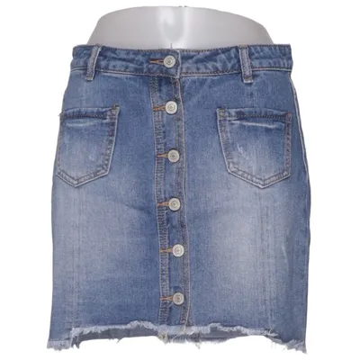 Denim skirt (Blue) from Farfallina Cotton