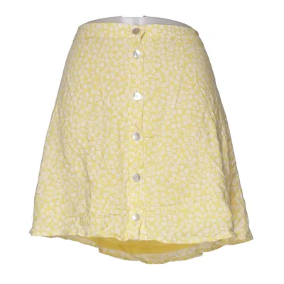 Kjol (Gul, Vit, Flerfärgad) från Divided by H&M Polyester, Viskos