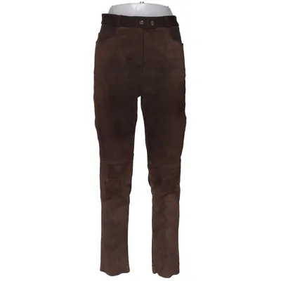 Pantalon (Marron) de Absolu Élasthane, Cuir, Polyamide