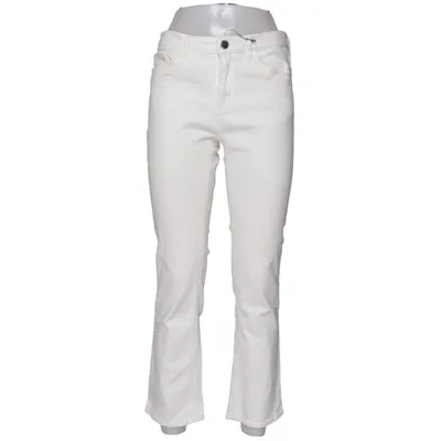 Jean (Blanc) de Denim Coton, Élasthane