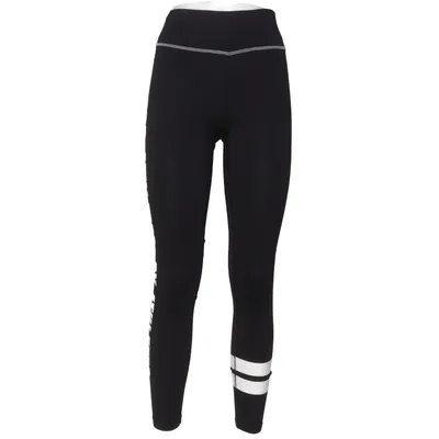 Sports tights (Black, White) from Gymgrossisten Elastane, Polyamide