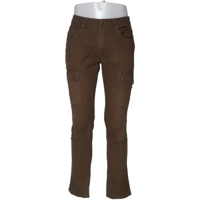 Pantalon (Marron) de Chevalier Coton, Élasthane