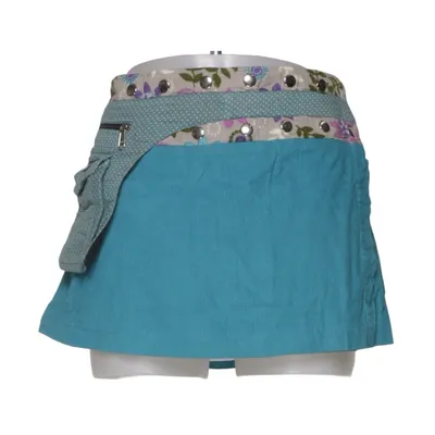 Wikkelrok (Blauw, Meerkleurig) van Moshiki