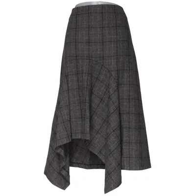 Jupe (Gris) de Kriss Polyester, Viscose, Laine