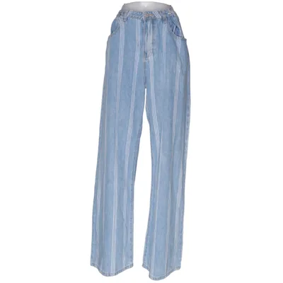 Jeans (Blue, White) from ELEH Cotton, Polyester, Viscose