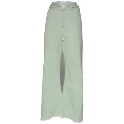 Jeans (Grön) från Zara Bomull, Elastan, Polyester