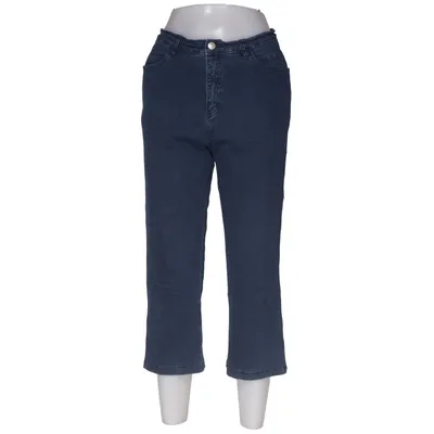 Three-quarter pants (Blue) from Lafei Nier Cotton, Elastane