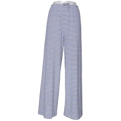 Pyjamasbyxor (Blå, Vit) från Gina Tricot Elastan, Polyester, Viskos