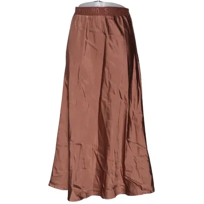 Jupe longue (Marron) de Summum Woman Polyester, Viscose