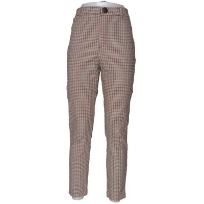 Broek (Beige, Bruin, Zwart) van Zara Elastaan, Polyamide, Polyester, Viscose