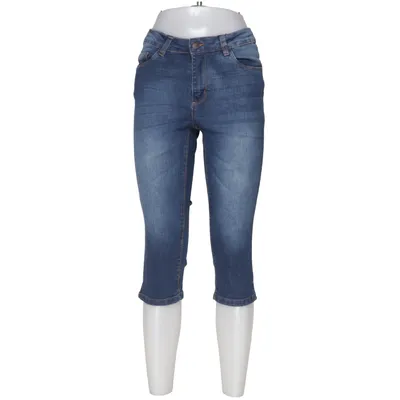 Driekwart broek (Blauw) van Happy Holly Katoen, Elastaan