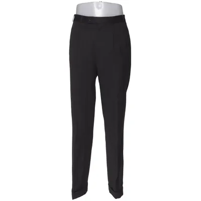Pants (Black) from Lanificio di Tollegno Wool