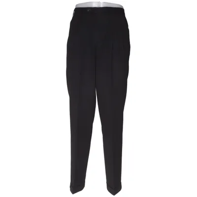 Pantalon de costume (Noir) de Melka Polyester, Laine