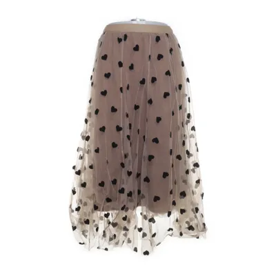 Tyllkjol (Beige, Svart) från Chicwish Polyester