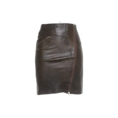 Läderkjol (Brun) från Cuir Veritable