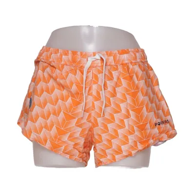 Sports shorts (Orange, White) from Bavaria Cotton, Polyester