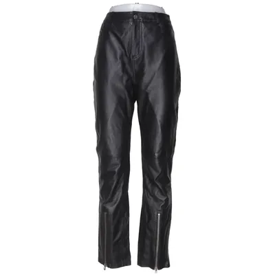 Pantalon en cuir (Noir) de Deadwood Cuir, Polyester recyclé