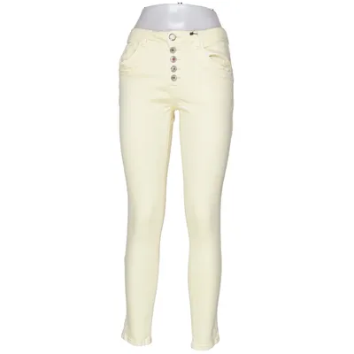 Jeans (Yellow) from Place du Jour Cotton, Elastane