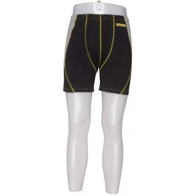 Sports shorts (Black, Gray, Yellow) from TPS Hockey Elastane, Polyester