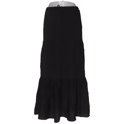 Långkjol (Svart) från Janina Polyester, Viskos