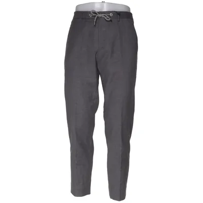 Broek (Grijs) van Hugo Boss Katoen, Elastaan, Polyester, Wol
