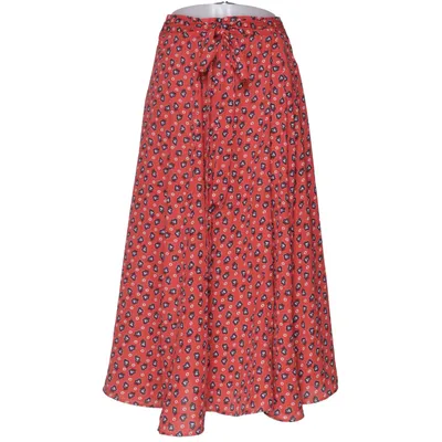 Jupe portefeuille (Rouge, Multicolore) de Indiska Polyester