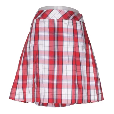 Kjol (Röd, Vit) från Tommy Hilfiger Bomull, Elastan
