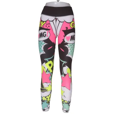Sports tights (Multicolored, White) from Galaxy Elastane, Polyester