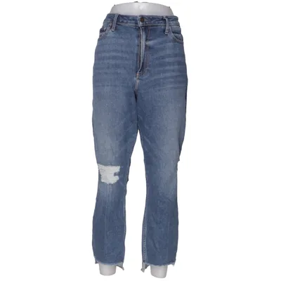 Jeans (Curvy Ultra High-Rise Skinny Ankle) from Hollister Cotton, Elastane, Polyester