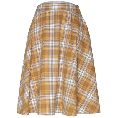 Nederdel (Gul, Hvid, Grå) fra OCE Bomuld, Elastan, Polyester, Viscose