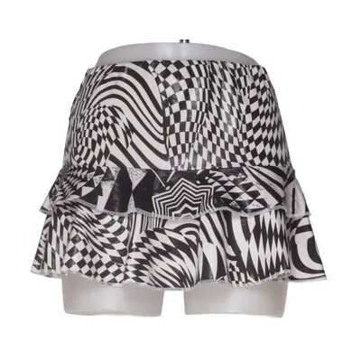 Skirt (Black, White) from Free Paris Elastane, Polyester